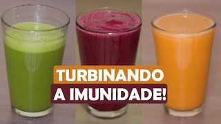 3 SUCOS QUE AJUDAM A AUMENTAR A IMUNIDADE [upl. by Izzy]