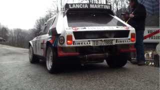 Lancia delta s4 brutal acceleration 1° rally revival valli del pasubio [upl. by Berky]