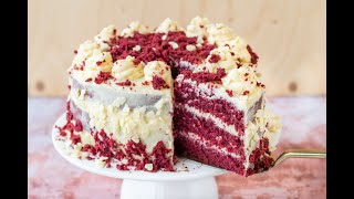 Red Velvet Taart maken  Recept  Bettyskitchennl [upl. by Nahum]