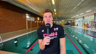 Émilien MATTENET grand espoir de la natation 🏊 ardennaise 💪🔥 [upl. by Brindell]