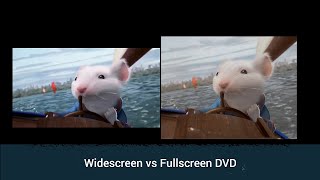 Stuart Little Widescreen vs Fullscreen DVD Boat race scene [upl. by Sucul208]