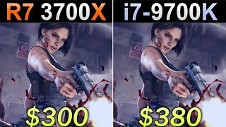 Ryzen 7 3700X Vs i79700K  Stock and Overclock Benchmarks [upl. by Evetta]