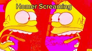 REUPLOAD Homer Screaming Has a Sparta Extended remix [upl. by Tija]