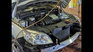 Mercedes B Class air conditioning leak amp condenser replacement [upl. by Millwater]