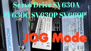 Inovance Servo Drive SV630A SV630C SV630P SV660P JOG Mode Testing जोग मोड पैरामीटर्स सेटिंग कैसे करे [upl. by Iliam32]