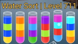 Water Sort  Level 711 [upl. by Odinevneib723]