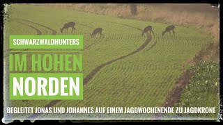 Jagdreise  Treibjagd auf Niederwild  Rehwildansitz  Entenjagd  Schwarzwaldhunters [upl. by Abbotsen657]