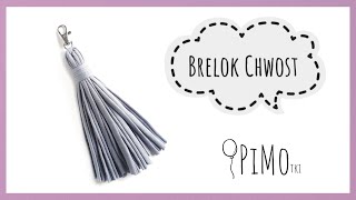 Brelok Chwost do torebki na szydełku w 3 minuty  PIMOtki Tshirt Yarn [upl. by Nitsew]