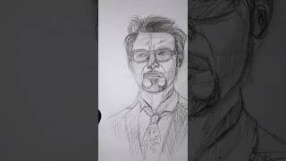 Sketch for Tony stark👀🤩shorts youtubeshorts tonystark [upl. by Ferdinanda]