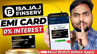 Bajaj finance card kaise banaye 2024  Bajaj Finserv EMI Card  Bajaj Finance EMI Card Kaise Banaye [upl. by Corilla431]