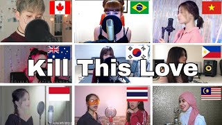 Who Sang It Better  BLACKPINK블랙핑크  Kill This Love canadabrazilsouth koreavietnamphilippines [upl. by Eniamirt951]