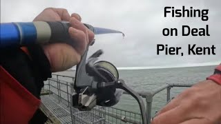 Shore Fishing UK  A Quick Fish on Deal Pier Catching Multiple Species  Kent [upl. by Gervais]