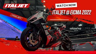 Take a look at the Italjet Dragster 500GP Malossi Edition and new Colourways at EICMA 2022 [upl. by Wickner]