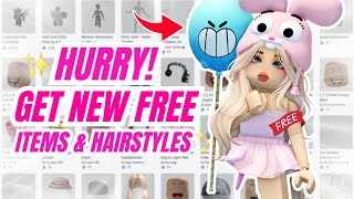 NEW FREE ITEMS amp HAIRS😍 Roblox [upl. by Uaerraj]