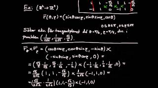 Differentialkalkyl vektorvärd flerdim del 3  tangentplan exempel [upl. by Wini]