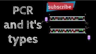 PCR and its types  Polymerase chain reaction [upl. by Roslyn]