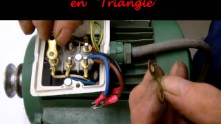 FAIRE TOURNER UN MOTEUR TRIPHASE SUR DU MONOPHASE [upl. by Raphael]