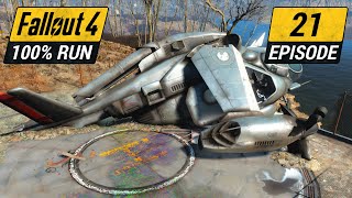 Coast Guards Crashed Vertibird  Fallout 4 Ultimate 100 Run  Ep 21 [upl. by Pepe390]