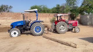 Massey Ferguson Millat tractor 385 Vs Agri Master 804 tochan muqabla [upl. by Ahsrats]