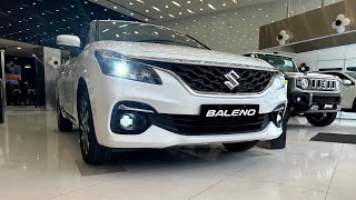 New Baleno Alpha MT white  Primium Compact Hatchback  Rs 50000 discount in December [upl. by Jadwiga962]