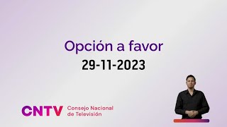 Franja Plebiscito Constitucional Opción a favor 29112023 [upl. by Andromede]