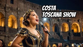 Costa Toscana Cruise entertainment in the Colloseo December 2023 [upl. by Eatnoid]