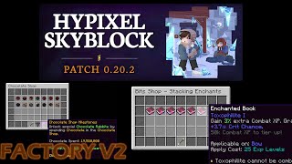 No más combat tag Factory V2 y Nueva encantamiento y más  SkyBlock Patch Notes 0202 [upl. by Mensch]