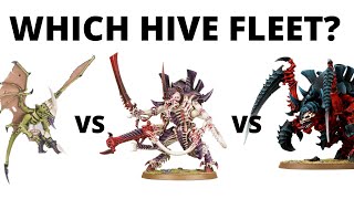 Which Tyranid Hive Fleet to Choose in Warhammer 40K Tyranids Detachments  Lore Discussed [upl. by Essile664]