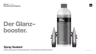 Spray Sealant Die Anwendung  KochChemie ExcellenceForExperts [upl. by Hagep627]