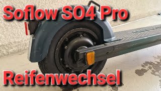 Soflow SO4 Pro Reifen und Schlauch Wechsel hinten Reparatur [upl. by Becka]