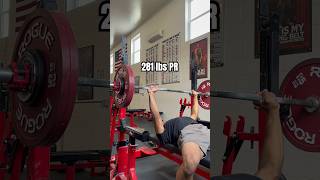 281lbs Bench Press PR [upl. by Ailemor]