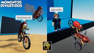 OBBY EN BICICLETA MOMENTOS DIVERTIDOS ROBLOX [upl. by Domela]