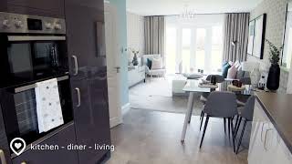 Anwyl Homes  The Snowdon  3 bedroom semidetached home [upl. by Neyuq]