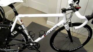 Colnago EPS PR99 quotAvalanche White Palacequot Size 58 SEXY white Italian carbon bike [upl. by Joellen883]