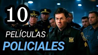 Top 10 Mejores Peliculas de POLICIAS [upl. by Aehsila]