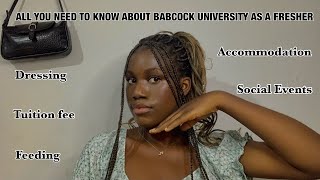 BABCOCK UNIVERSITY Feedinghair dressing tuition fee accommodation social events [upl. by Suoicul]