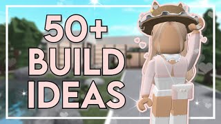 50 Things to Build in Bloxburg  Build Ideas Roblox [upl. by Nylirad326]