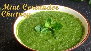 Mint And Coriander chutney  Easy To Make Green Chutney [upl. by Artened665]