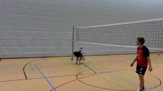 Volleyball Zeitlupe ExFH20 210fps Dimi Longline ANgriff [upl. by Ahsemed794]