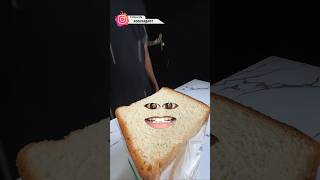 Bread Pizza 🤣  shorts shortsvideo funny [upl. by Hervey]