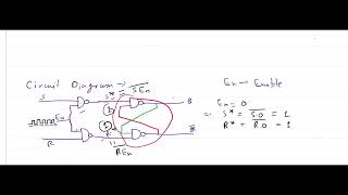 Sequential Circuit Lect 4 GatedEnabled SR Latch using NAND gate including all the required Tables [upl. by Acsicnarf]