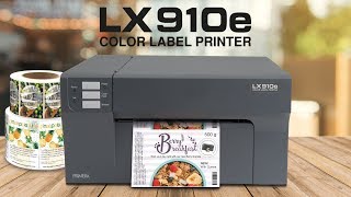 LX910e Colour Label and Tag Printer [upl. by Aleciram]