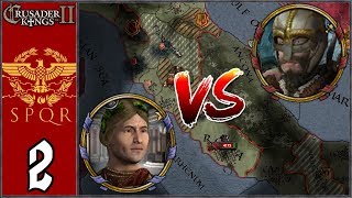 CK2 WTWSMS  Julius Nepos 2  War for Italia [upl. by Darcey]