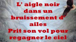 Paroles de la chanson Laigle noir de BARBARAwmv [upl. by Ahsinaw]