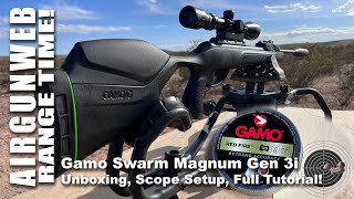 Gamo Swarm Magnum Gen 3i  Unboxing Scope Mounting Sight in Proper Technique  DONE [upl. by Cerys110]