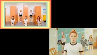 Red Velvet • Russian roulette MV compirasion demo vs original [upl. by Eiramaneet]