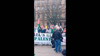 Tony Greenstein Speech to Scottish Palestine Solidarity Demonstration March 2024 [upl. by Esilrac]