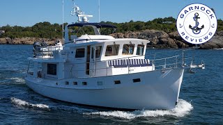 Krogen 48 AE Trawler Yacht  4730 Mile Range  Great Loop And Ocean Crossing Capabilities [upl. by Osrock929]