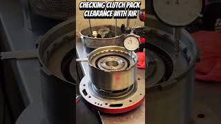 Checking Clutch Pack Clearance With Air shorts [upl. by Kerek]