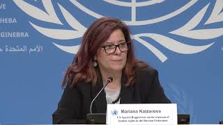 HRC54  Press Conference by UN Special Rapporteur on Russia [upl. by Liahkim]